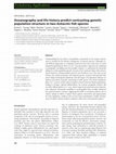 Research paper thumbnail of Oceanography and life history predict contrasting genetic population structure in two Antarctic fish species