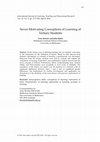 Research paper thumbnail of Seven Motivating Conceptions of Learning of Tertiary Students