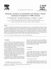 Research paper thumbnail of Molecular dynamics in polyethylene and ethylene-1-butene copolymer investigated by NMR methods