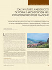 Research paper thumbnail of CALTAVUTURO: PAESE RICCO DI STORIA E ARCHEOLOGIA NEL COMPRENSORIO DELLE MADONIE in Incontri - Anno IV n. 16  LUG/SET 2016, pp. 59-62-