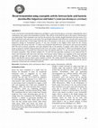 Research paper thumbnail of Bread fermentation using synergistic activity between lactic acid bacteria (lactobacillus bulgaricus) and baker's yeast (sacchromyces cerevisae