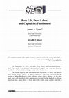 Research paper thumbnail of Bare Life, Dead Labor, and Capital(ist) Punishment