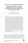 Research paper thumbnail of From " Clan " to Speech Community Administrative Reforms, Territory, and Language as Factors of Identity Development among the Ilimpii Evenki in the Twentieth Century