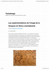 Research paper thumbnail of Les expérimentations de l'image de la Gorgone en Grèce orientalisante, in Carnet du programme TransImage - Regards sur la dynamique des images