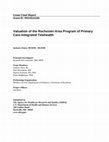 Research paper thumbnail of Valuation of the Rochester-Area Program of Primary Care-Integrated Telehealth Team Members