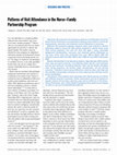 Research paper thumbnail of Patterns of visit attendance in the nurse-family partnership program