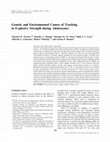 Research paper thumbnail of Genetic and Environmental Causes of Tracking in Explosive Strength during Adolescence