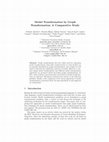 Research paper thumbnail of Model Transformation by Graph Transformation: A Comparative Study