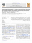 Research paper thumbnail of Influence of processing conditions on the optical and crystallographic properties of injection molded polyamide-6 and polyamide-6/montmorillonite nanocomposites