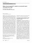 Research paper thumbnail of Efficacy of novel organotin(IV) complexes on non-durable tropical wood against decay fungi