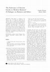 Research paper thumbnail of The Relevance of Ancient Greeks to Modern Business? A Dialogue on Business and Ethics