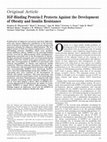 Research paper thumbnail of IGF-binding protein-2 protects against the development of obesity and insulin resistance