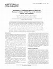 Research paper thumbnail of Development of a Potentiometric Method To Measure the Resistance to Oxidation of White Wines and the Antioxidant Power of Their Constituents