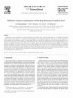 Research paper thumbnail of Influence of process parameters on the deep drawing of stainless steel