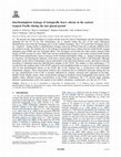 Research paper thumbnail of Interhemispheric leakage of isotopically heavy nitrate in the eastern tropical Pacific during the last glacial period