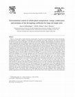 Research paper thumbnail of Environmental control of whole-plant transpiration, canopy conductance and estimates of the decoupling coefficient for large red maple trees