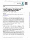 Research paper thumbnail of Smoking Cessation Programs for Lesbian, Gay, Bisexual, Transgender, and Intersex People: A Content-Based Systematic Review