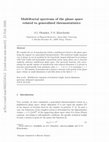 Research paper thumbnail of Multifractal spectrum of the phase space related to generalized thermostatistics