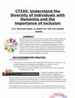 Research paper thumbnail of diversity of individuals within care - writing.docx