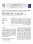 Research paper thumbnail of Immunohistochemical characterization of Toll-like receptor 2 in gut epithelial cells and macrophages of goldfish Carassius auratus fed with a high-cholesterol diet