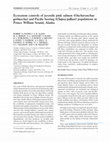 Research paper thumbnail of Ecosystem controls of juvenile pink salmon ( Onchorynchus gorbuscha ) and Pacific herring ( Clupea pallasi ) populations in Prince William Sound, Alaska