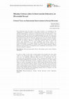 Research paper thumbnail of Miradas Críticas sobre la Intervención Educativa en Diversidad Sexual Critical Views on Educational Intervention in Sexual Diversity