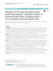 Research paper thumbnail of Utilization of the state led public private partnership program “Chiranjeevi Yojana” to promote facility births in Gujarat, India: a cross sectional community based study