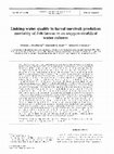 Research paper thumbnail of Linking water quality to larval survival:predation mortality of fish larvae in an oxygen-stratified water column