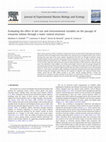 Research paper thumbnail of Evaluating the effect of slot size and environmental variables on the passage of estuarine nekton through a water control structure