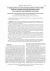 Research paper thumbnail of Evaluating behavioral and emotional problems with the Child Behavior Checklist and Youth Self-Report scales: Cross-informant and longitudinal associations