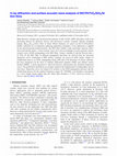 Research paper thumbnail of X-ray diffraction and surface acoustic wave analysis of BST/Pt/TiO2/SiO2/Si thin films