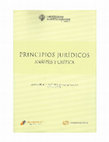 Research paper thumbnail of Principios Jurídicos. Análisis y crítica