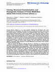 Research paper thumbnail of Cloning, Structural Characterization, and Phylogenetic Analysis of Flower MADS-Box Genes from Crocus (Crocus sativus L.)