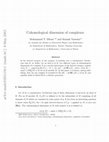 Research paper thumbnail of Cohomological dimension of complexes