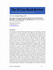 Research paper thumbnail of 'Sam Ricketson's The Paris Convention for the Protection of Industrial Property. A Commentary (OUP, 2015)' IP Law Book Review, May 2016