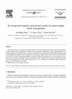 Research paper thumbnail of An integrated logistics operational model for green-supply chain management