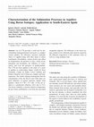 Research paper thumbnail of Characterization of the salinisation processes in aquifers using boron isotopes; application to South-Eastern Spain