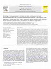 Research paper thumbnail of Modeling a farm population to estimate on-farm compliance costs and environmental effects of a grassland extensification scheme at the regional scale