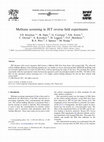 Research paper thumbnail of Methane screening in JET reverse field experiments