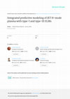 Research paper thumbnail of Integrated predictive modeling of JET H-mode plasma with type-I and type-III ELMs