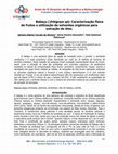 Research paper thumbnail of Babaçu (Orbignya sp): Caracterização física de frutos e utilização de solventes orgânicos para extração de óleo