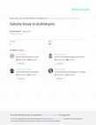 Research paper thumbnail of Salinity Assay in Arabidopsis