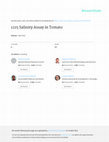 Research paper thumbnail of 1215 Salinity Assay in Tomato