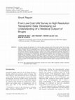 Research paper thumbnail of From Low Cost UAV Survey to High Resolution Topographic Data: Developing our Understanding of a Medieval Outport of Bruges