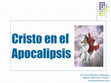 Research paper thumbnail of Cristo en el Apocalipsis