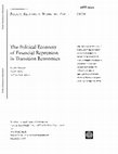 Research paper thumbnail of The Political Economy of Financial Repression in Transition Economies