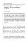 Research paper thumbnail of Rethinking 'Enthusiasm': Christoph Blumhardt on the Discernment of the Spirit