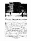 Research paper thumbnail of Virtual instrumentation and virtual environments