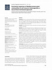 Research paper thumbnail of Functional responses of Mediterranean plant communities to soil resource heterogeneity: a mycorrhizal trait-based approach