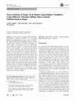 Research paper thumbnail of Novel Isolation of Empty Fruit Bunch Lignocellulose Nanofibers Using Different Vibration Milling Times-Assisted Multimechanical Stages